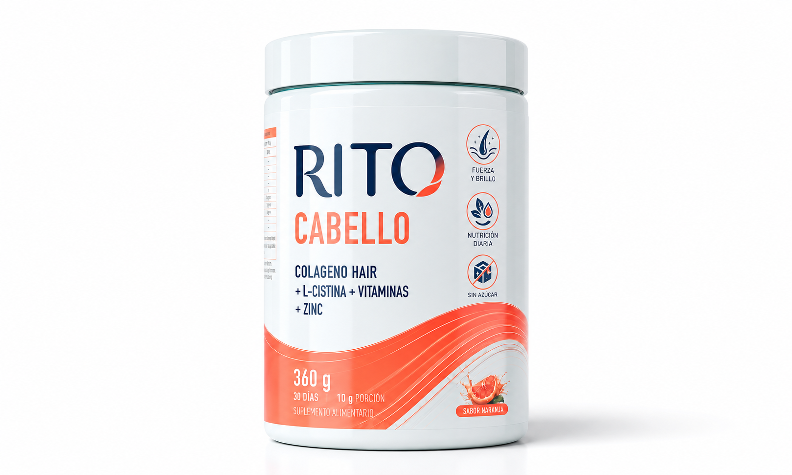 RITO Cabello, colágeno para fuerza y brillo